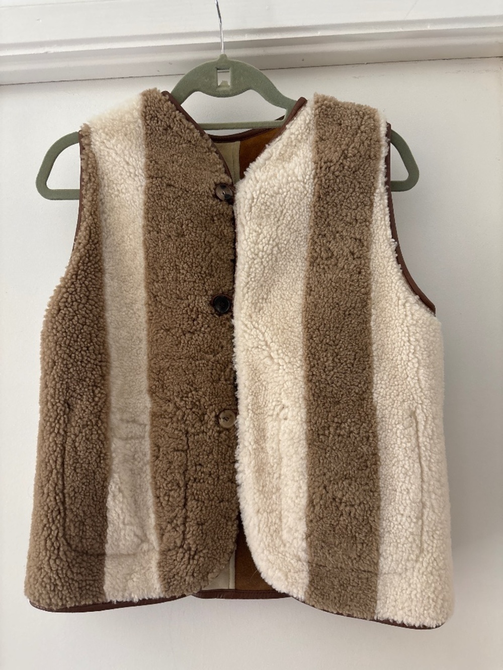 Cawley Studio Reversible Shearling Vest - Picture 17 of 17
